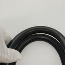 Christian Dior Trotter Canvas Boston Bag Navy Gold Auth 126426-8