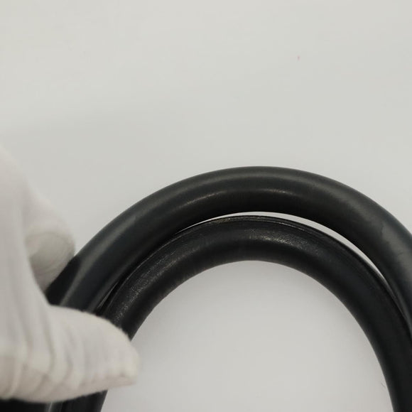 Christian Dior Trotter Canvas Boston Bag Navy Gold Auth 126426