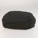 CHANEL Coco Cabas GM Tote Bag Canvas Gray Silver CC Auth 126427-5