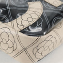 CHANEL Shoulder Bag PVC Black White CC Auth 126428V-15