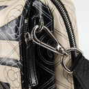 CHANEL Shoulder Bag PVC Black White CC Auth 126428V-9