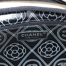 CHANEL Shoulder Bag PVC Black White CC Auth 126428V-20