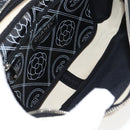 CHANEL Shoulder Bag PVC Black White CC Auth 126428V-11