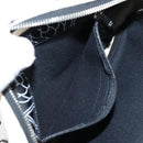 CHANEL Shoulder Bag PVC Black White CC Auth 126428V-24