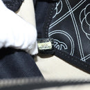 CHANEL Shoulder Bag PVC Black White CC Auth 126428V-12