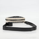 CHANEL Shoulder Bag PVC Black White CC Auth 126428V-7