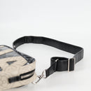 CHANEL Shoulder Bag PVC Black White CC Auth 126428V-14