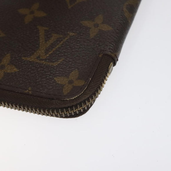 LOUIS VUITTON Monogram Zippy Organizer Long Wallet M62581 LV Auth 126432