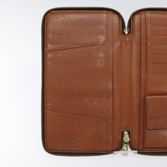 LOUIS VUITTON Monogram Zippy Organizer Long Wallet M62581 LV Auth 126432