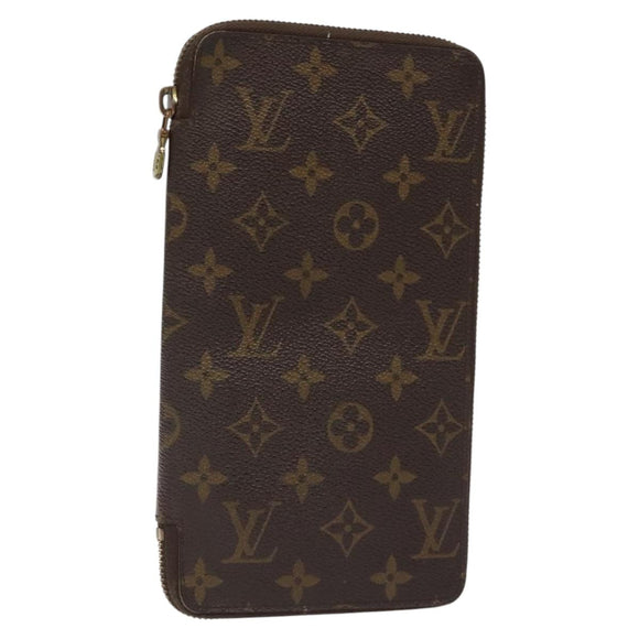 LOUIS VUITTON Monogram Zippy Organizer Long Wallet M62581 LV Auth 126432