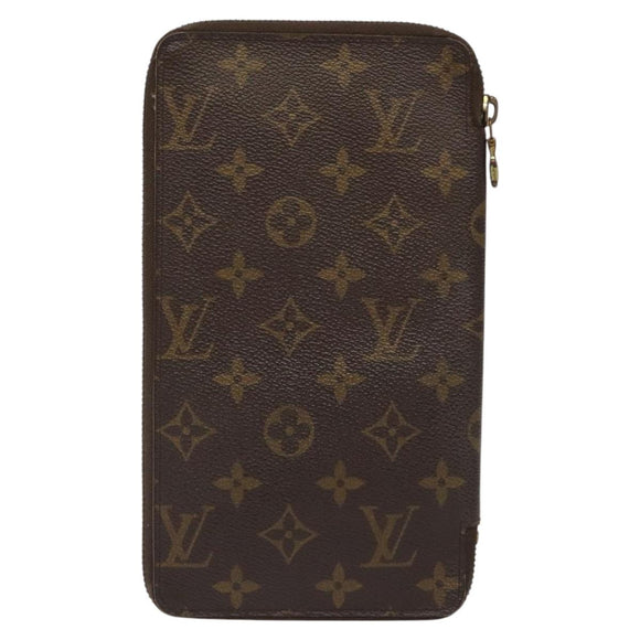 LOUIS VUITTON Monogram Zippy Organizer Long Wallet M62581 LV Auth 126432