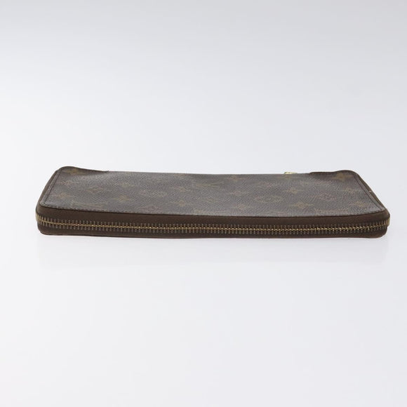 LOUIS VUITTON Monogram Zippy Organizer Long Wallet M62581 LV Auth 126432