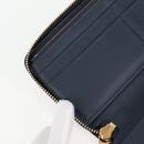 LOUIS VUITTON NIGO LV Squared Zippy Wallet Long Wallet Navy M81107 Auth 126433SAM-19