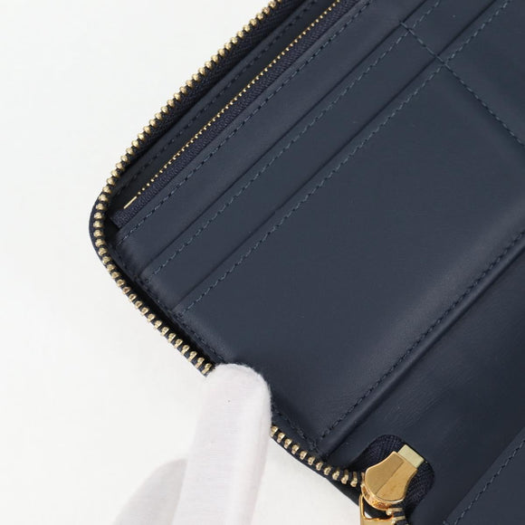 LOUIS VUITTON NIGO LV Squared Zippy Wallet Long Wallet Navy M81107 Auth 126433SAM