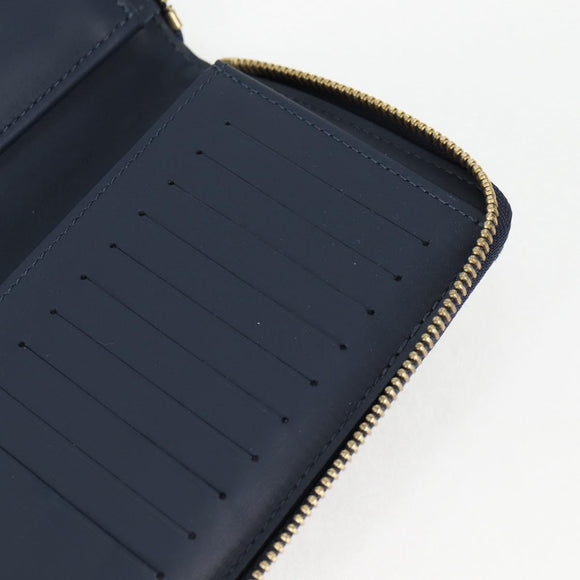 LOUIS VUITTON NIGO LV Squared Zippy Wallet Long Wallet Navy M81107 Auth 126433SAM