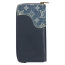 LOUIS VUITTON NIGO LV Squared Zippy Wallet Long Wallet Navy M81107 Auth 126433SAM-2