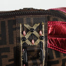 FENDI Zucca Canvas Tote Bag Black Brown Auth 126450V-17