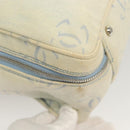 CHANEL Hand Bag Denim Light Blue Silver CC Auth 126457-8