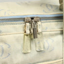 CHANEL Hand Bag Denim Light Blue Silver CC Auth 126457-18