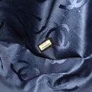 CHANEL Hand Bag Denim Light Blue Silver CC Auth 126457-11