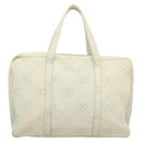 CHANEL Hand Bag Denim Light Blue Silver CC Auth 126457-2
