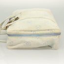 CHANEL Hand Bag Denim Light Blue Silver CC Auth 126457-4