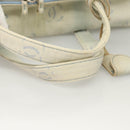 CHANEL Hand Bag Denim Light Blue Silver CC Auth 126457-7