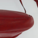 BOTTEGA VENETA Shoulder Bag Leather Red Gold Auth 126463-13