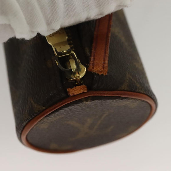 LOUIS VUITTON Monogram Papillon Pouch LV Auth 126470