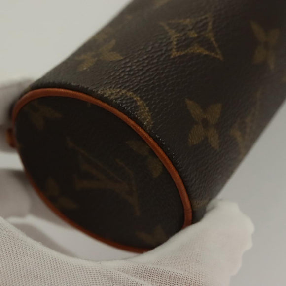 LOUIS VUITTON Monogram Papillon Pouch LV Auth 126470