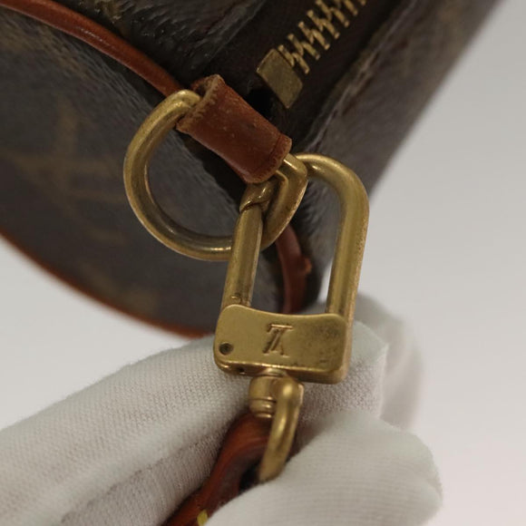 LOUIS VUITTON Monogram Papillon Pouch LV Auth 126470
