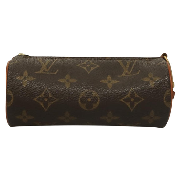 LOUIS VUITTON Monogram Papillon Pouch LV Auth 126470