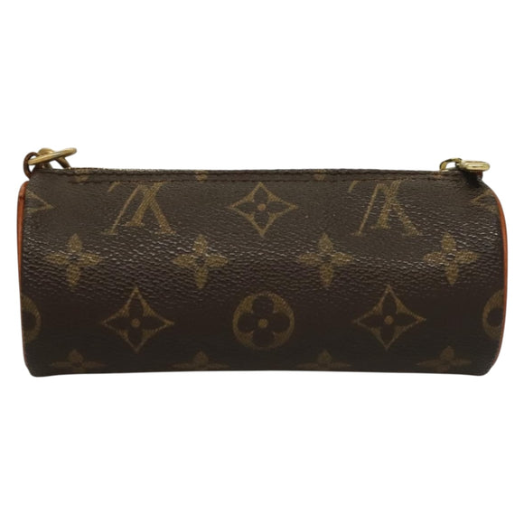 LOUIS VUITTON Monogram Papillon Pouch LV Auth 126470