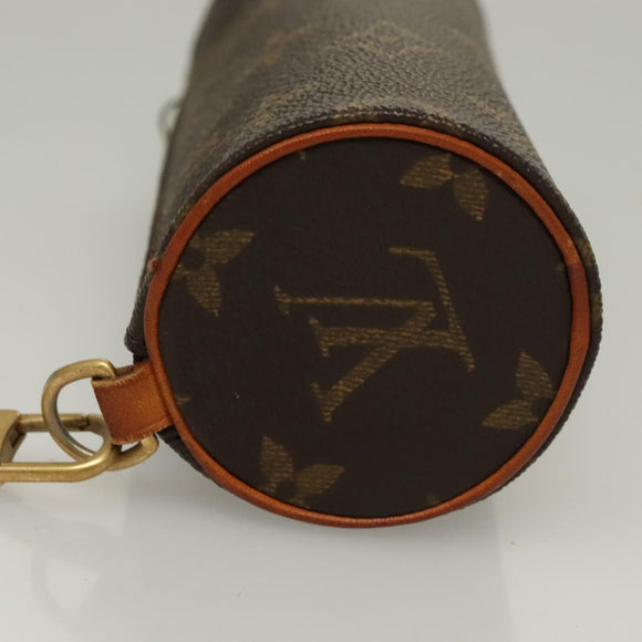 LOUIS VUITTON Monogram Papillon Pouch LV Auth 126470