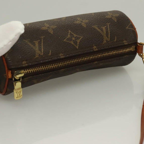 LOUIS VUITTON Monogram Papillon Pouch LV Auth 126470