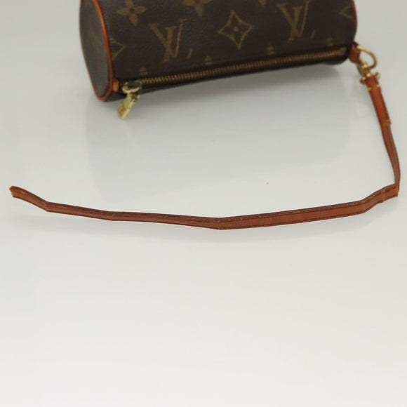 LOUIS VUITTON Monogram Papillon Pouch LV Auth 126470
