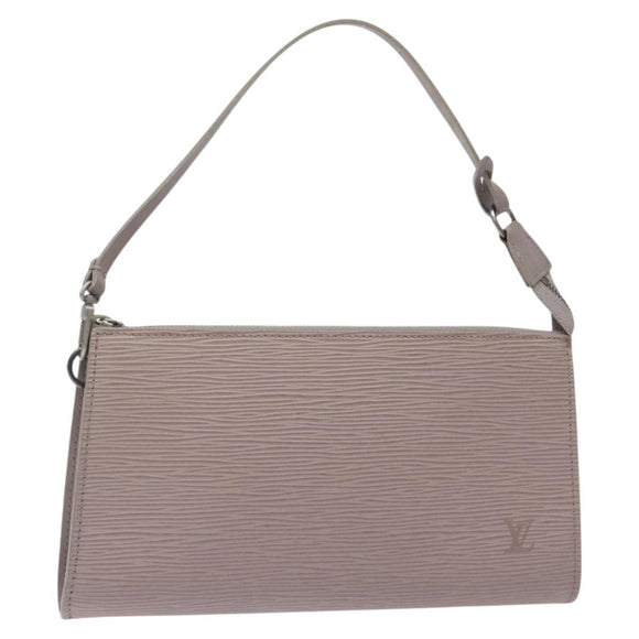LOUIS VUITTON Epi Pochette Accessoires Accessory Pouch Lilac M52982 Auth 126479V