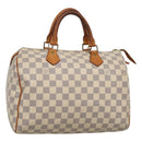 LOUIS VUITTON Damier Azur Speedy 30 Hand Bag N41533 LV Auth 126482-1