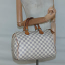 LOUIS VUITTON Damier Azur Speedy 30 Hand Bag N41533 LV Auth 126482-21