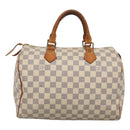 LOUIS VUITTON Damier Azur Speedy 30 Hand Bag N41533 LV Auth 126482-2