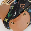 LOUIS VUITTON Monogram Multicolor Judy PM Bag 2way Black M40258 LV Auth 126485SAV-9