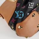 LOUIS VUITTON Monogram Multicolor Judy PM Bag 2way Black M40258 LV Auth 126485SAV-16