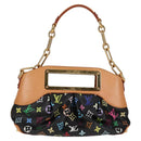 LOUIS VUITTON Monogram Multicolor Judy PM Bag 2way Black M40258 LV Auth 126485SAV-2