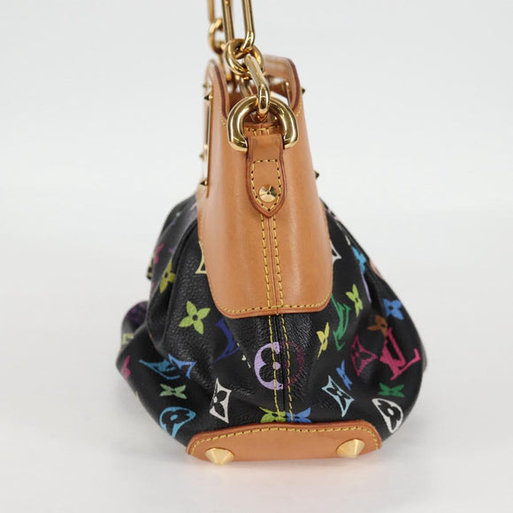LOUIS VUITTON Monogram Multicolor Judy PM Bag 2way Black M40258 LV Auth 126485SAV