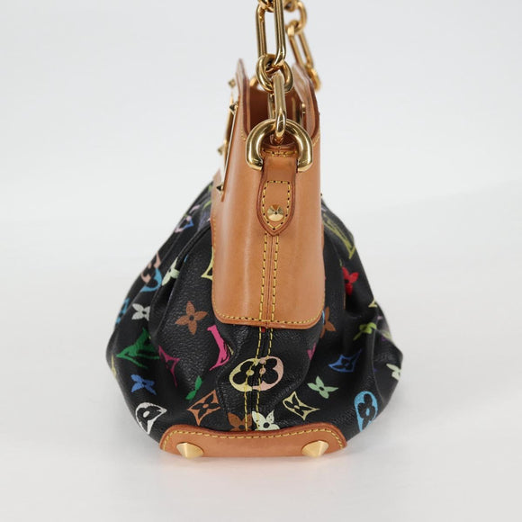 LOUIS VUITTON Monogram Multicolor Judy PM Bag 2way Black M40258 LV Auth 126485SAV