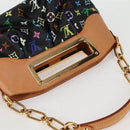 LOUIS VUITTON Monogram Multicolor Judy PM Bag 2way Black M40258 LV Auth 126485SAV-6