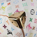 LOUIS VUITTON Monogram Multicolor Keepall 45 Bag White M92641 LV Auth 126487V-16
