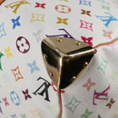 LOUIS VUITTON Monogram Multicolor Keepall 45 Bag White M92641 LV Auth 126487V-17
