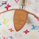 LOUIS VUITTON Monogram Multicolor Keepall 45 Bag White M92641 LV Auth 126487V-18