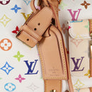 LOUIS VUITTON Monogram Multicolor Keepall 45 Bag White M92641 LV Auth 126487V-19